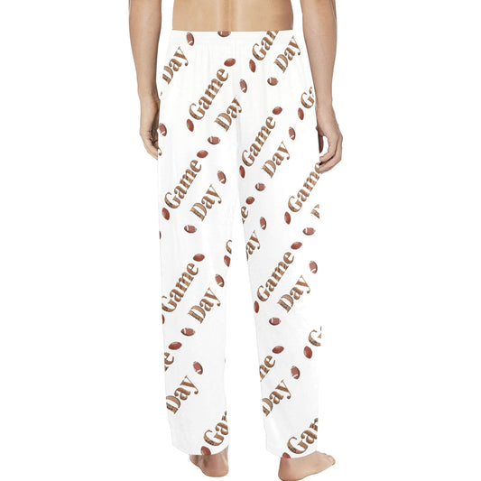 Game Day with Footballs Men's Pajama Pants (Made in USA)