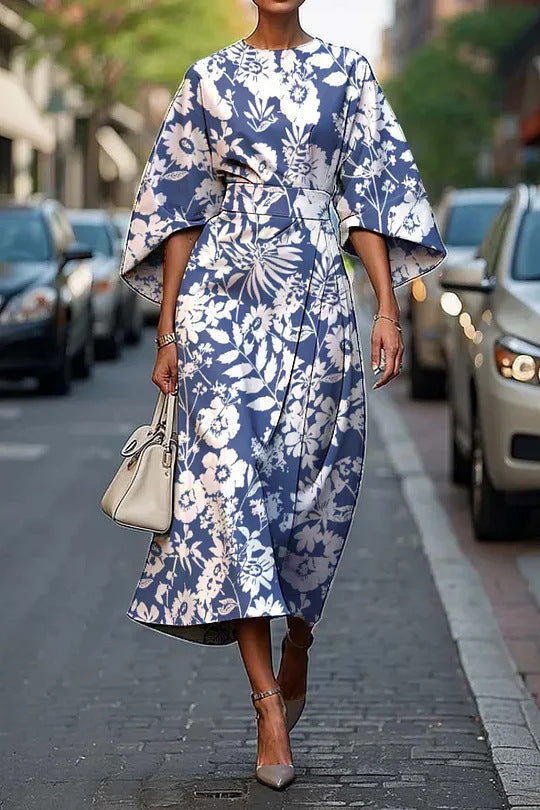 Female Creative Casual Printing Elegant Dress