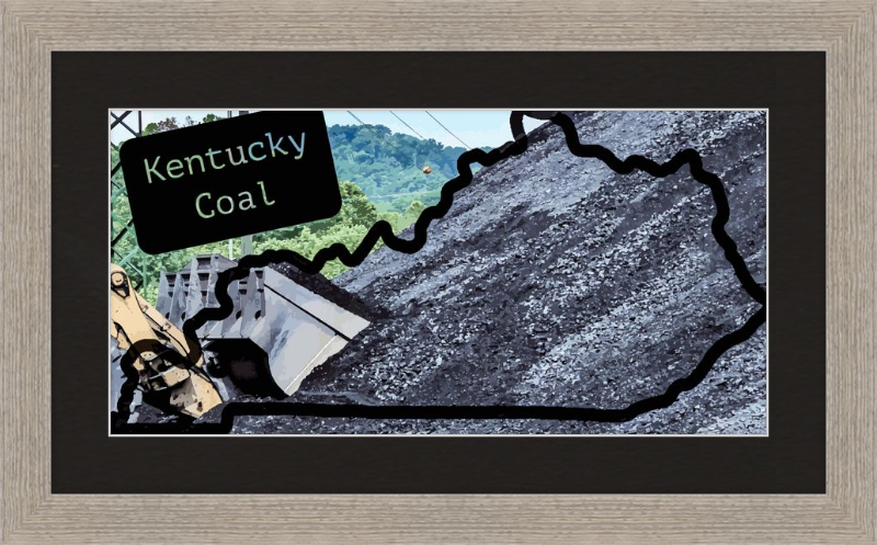 Kentucky Coal Mining Framed Print