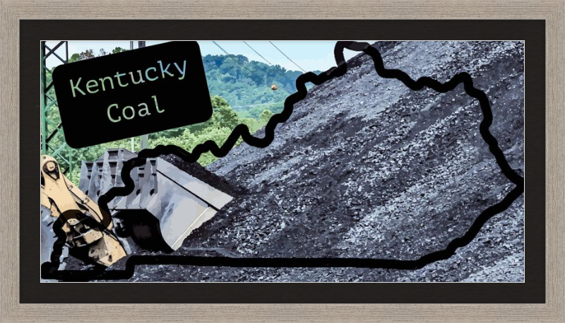 Kentucky Coal Mining Framed Print