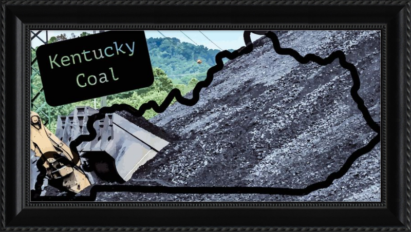 Kentucky Coal Mining Framed Print