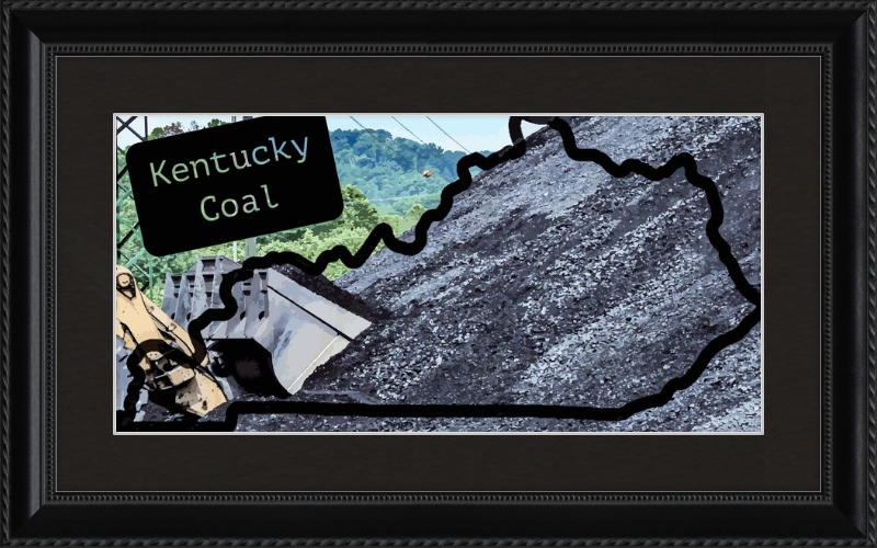 Kentucky Coal Mining Framed Print