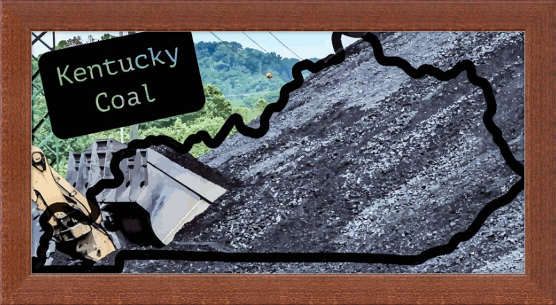 Kentucky Coal Mining Framed Print