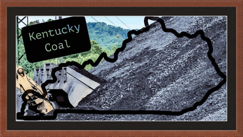 Kentucky Coal Mining Framed Print