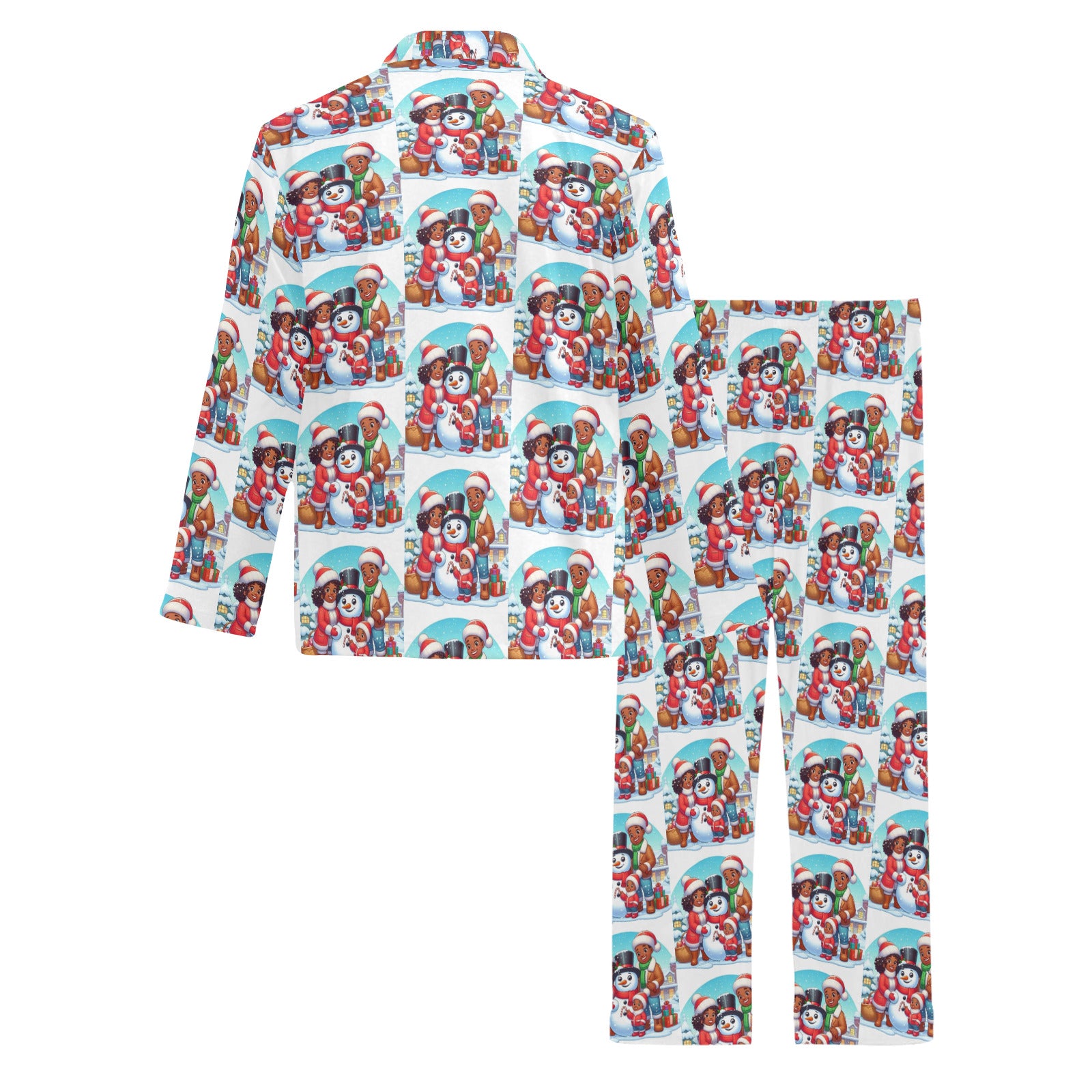 Men's Christmas Long Sleeve Pajama Set