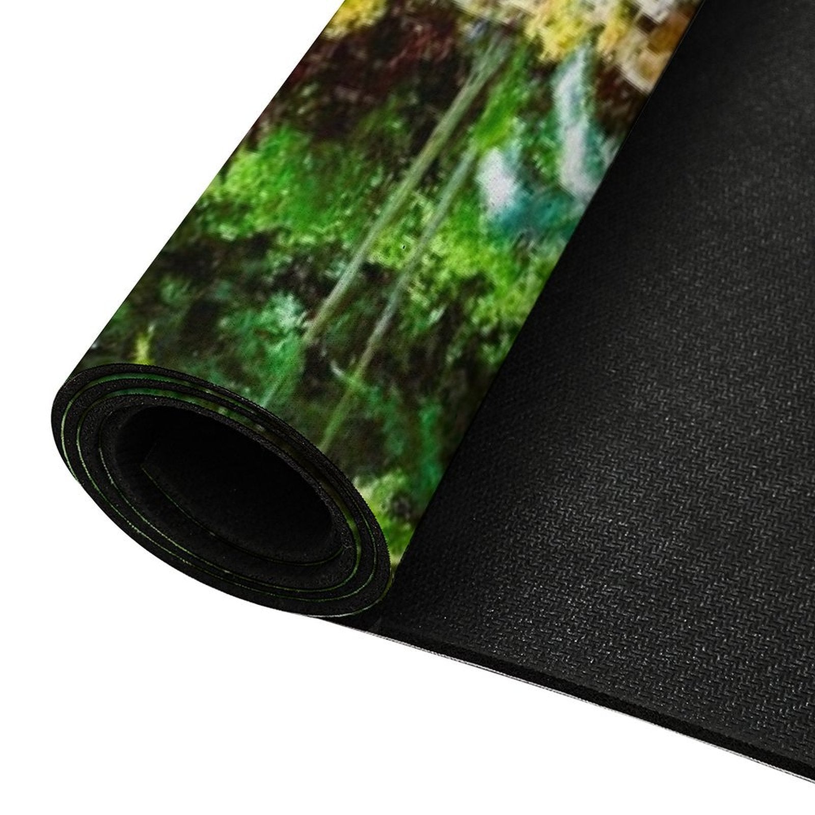 Tropical Waterfall Design Diatomaceous Earth Bath Mat | Ships from USA