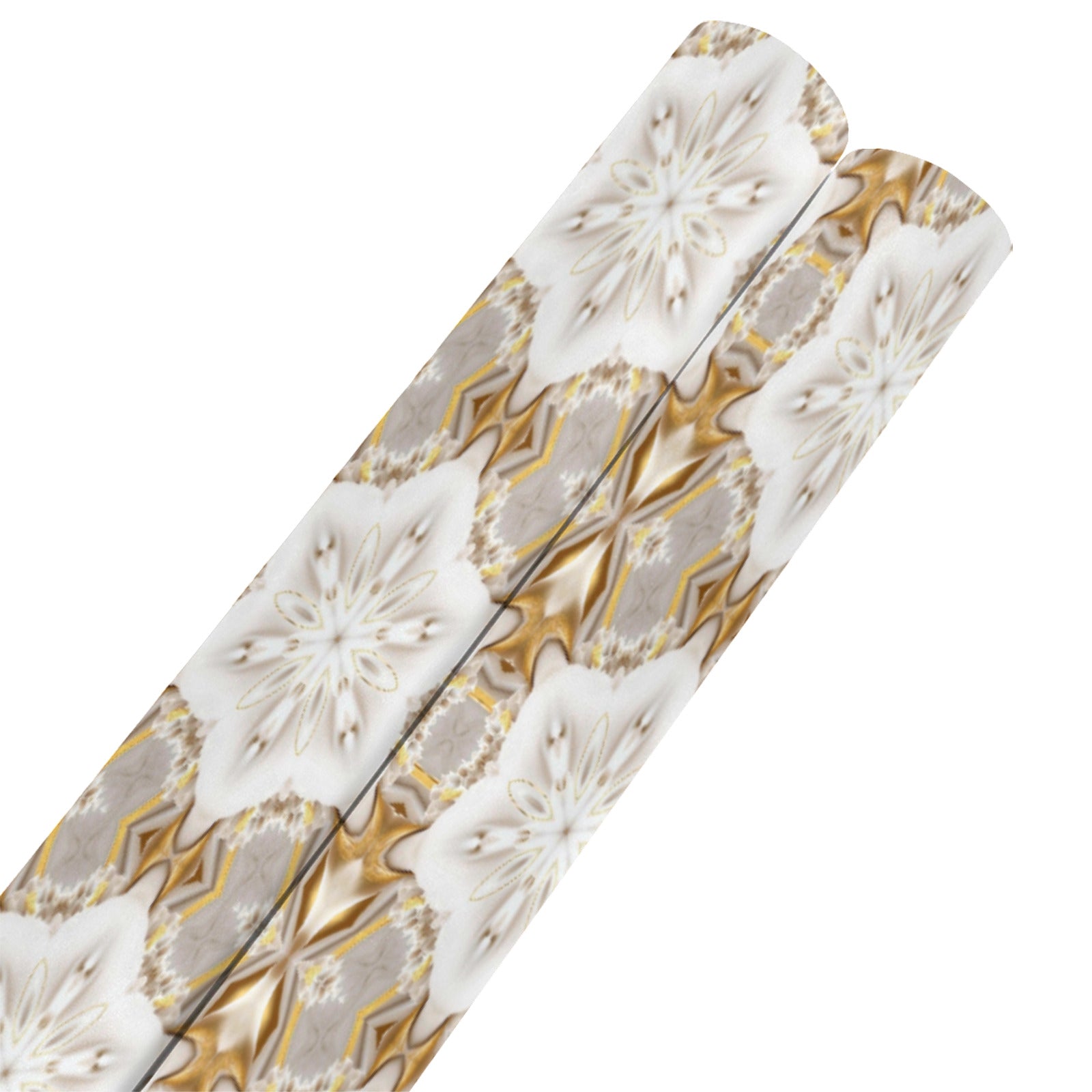 Gold Trim Custom  Gift Wrapping Paper 58