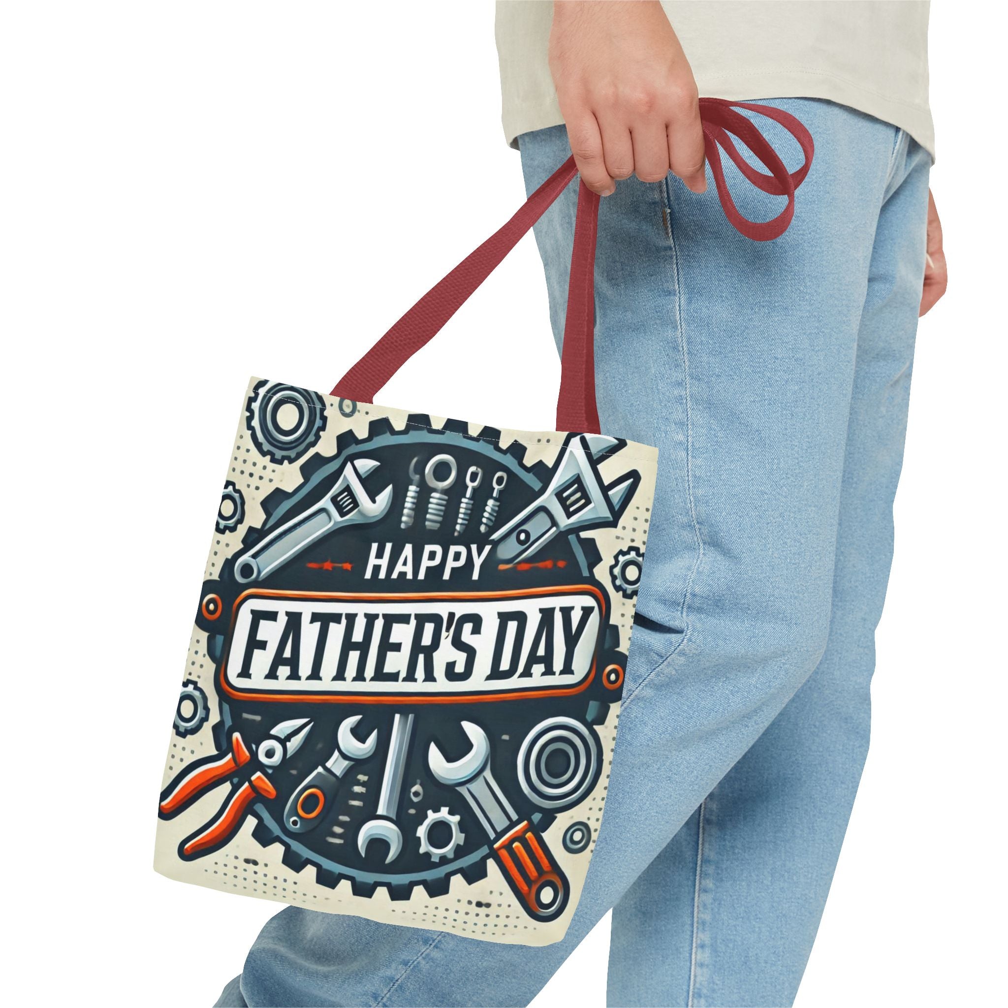 Happy Father's Day Printed Tote Bag