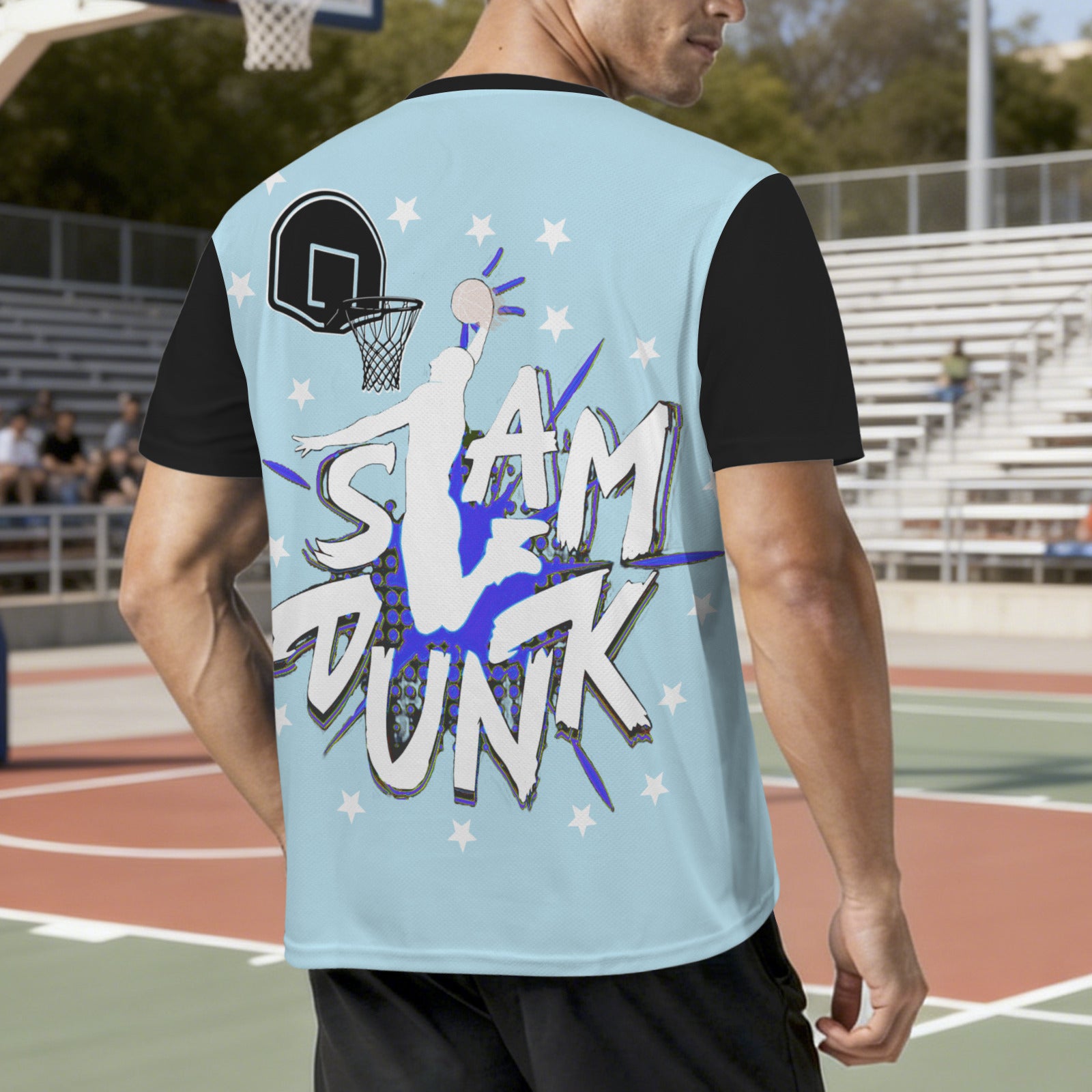 Slam Dunk Men's V-Neck Jersey (Model T97)