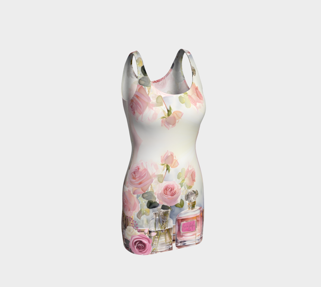 Eau de Parfume Pink Mini Bodycon Dress