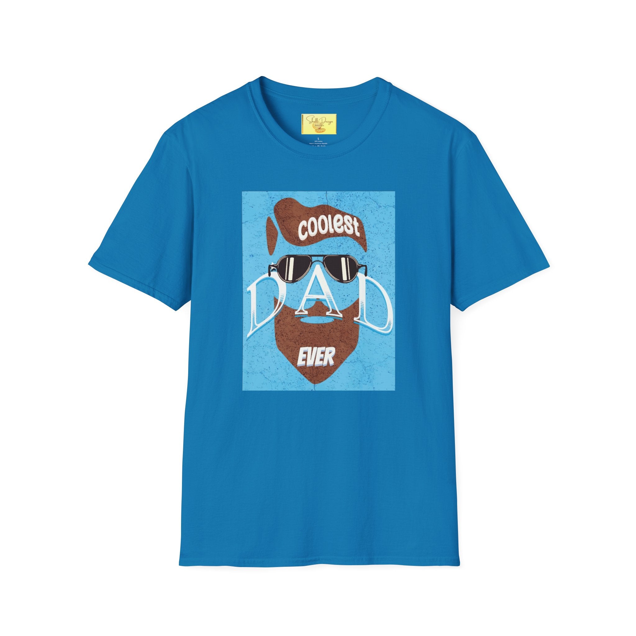 Men's Coolest Dad Ever Softstyle Graphic T-Shirt