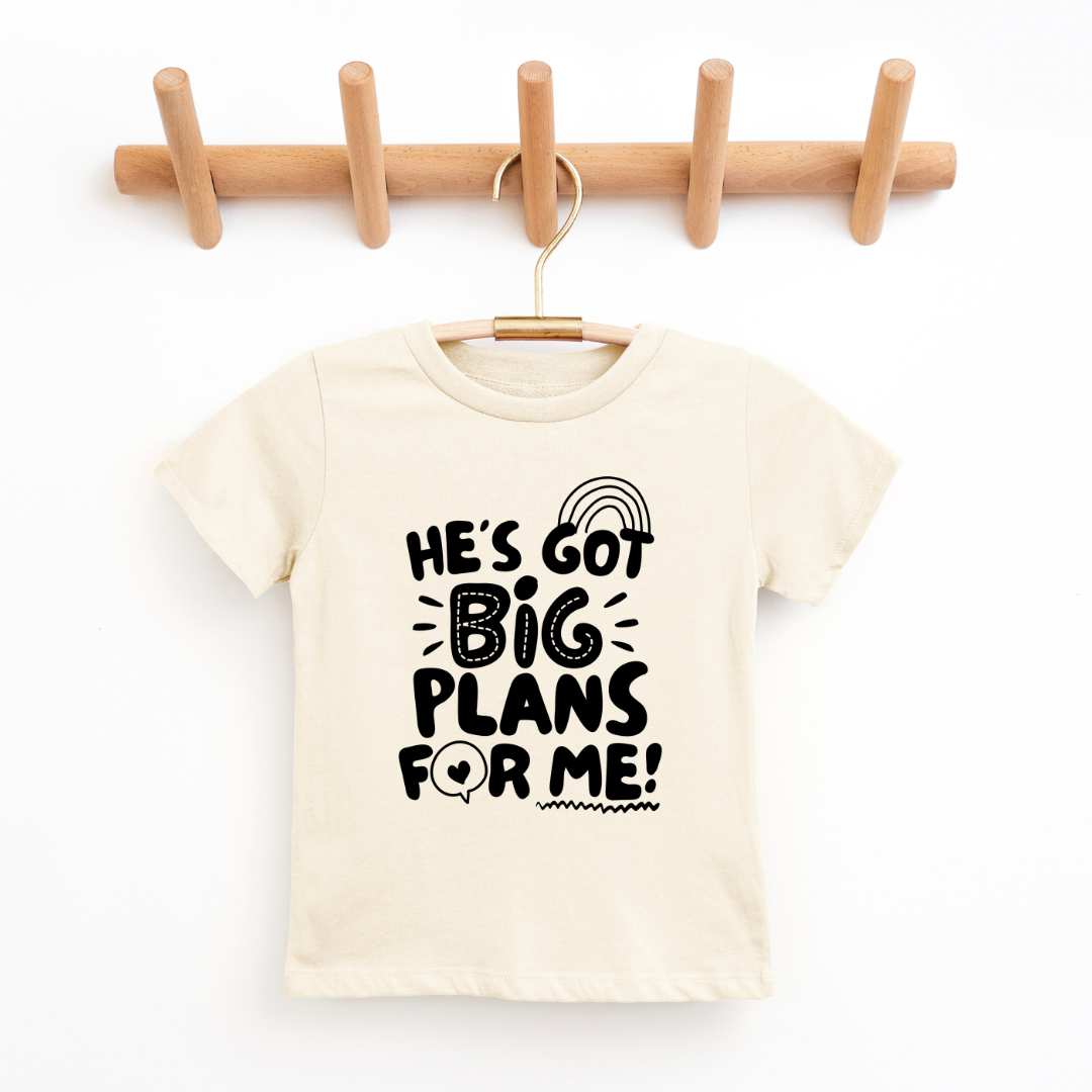 He's Got Big Plans For Me Youth & Toddler Graphic T-shirt