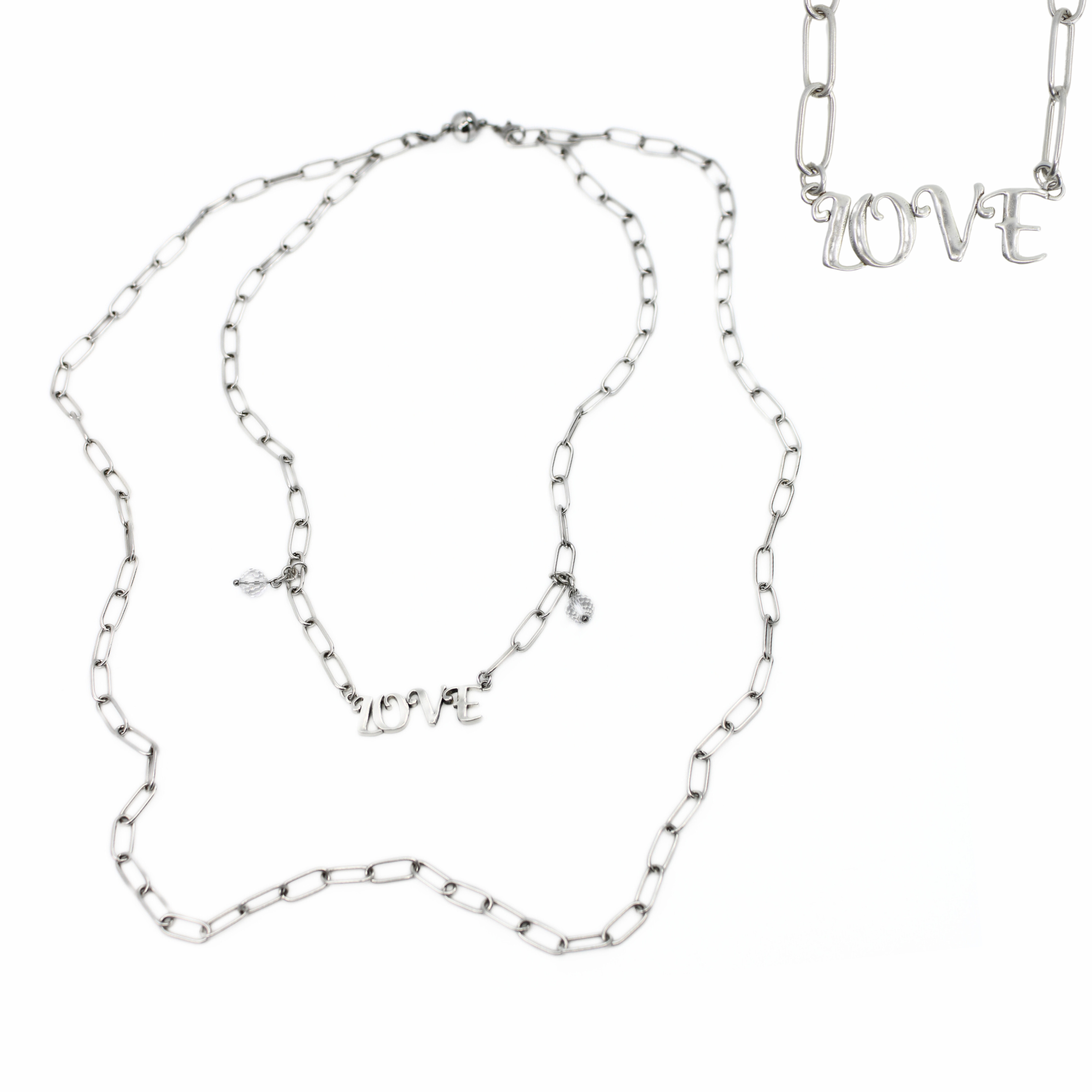 Love Long Chain Necklace