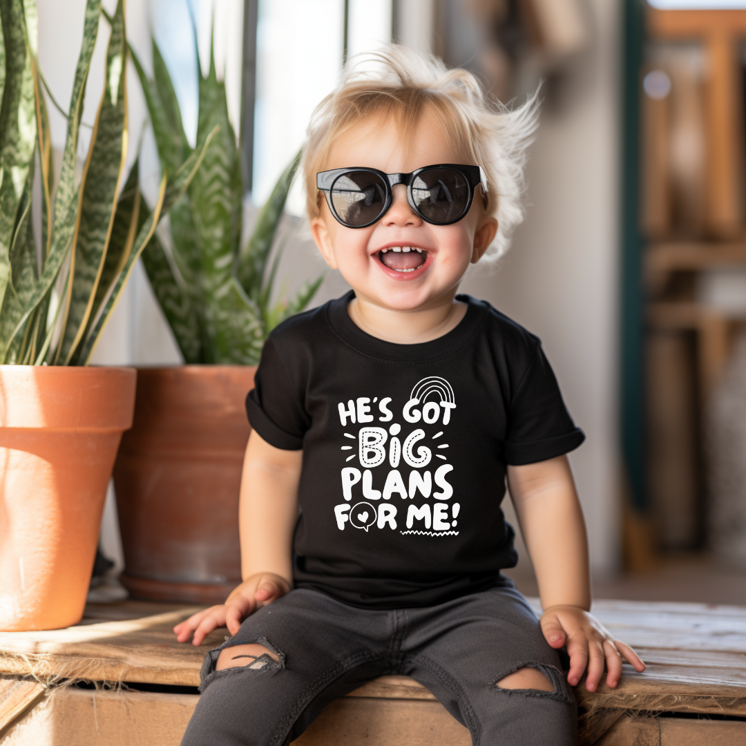 He's Got Big Plans For Me Youth & Toddler Graphic T-shirt