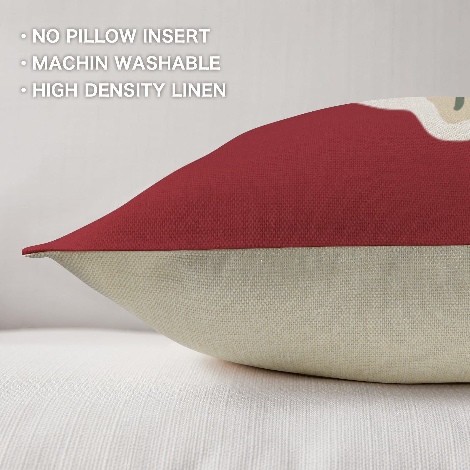 Merry Christmas Snowman Pillow Cases Throw Pillow Covers 18 x 18 inch