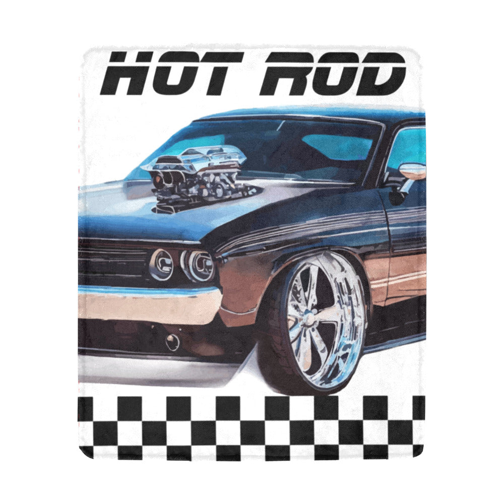 Hot Rod Muscle Car Ultra-Soft Micro Fleece Blanket 50