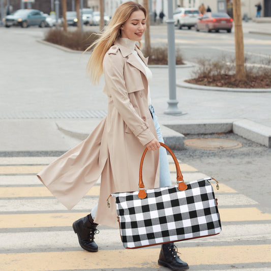 1Pc Women Duffle Bag Travel Luggage Bags Weekend Overnight Bag Tote Bags Shoulder Handle Bags Portable Diaper Bag