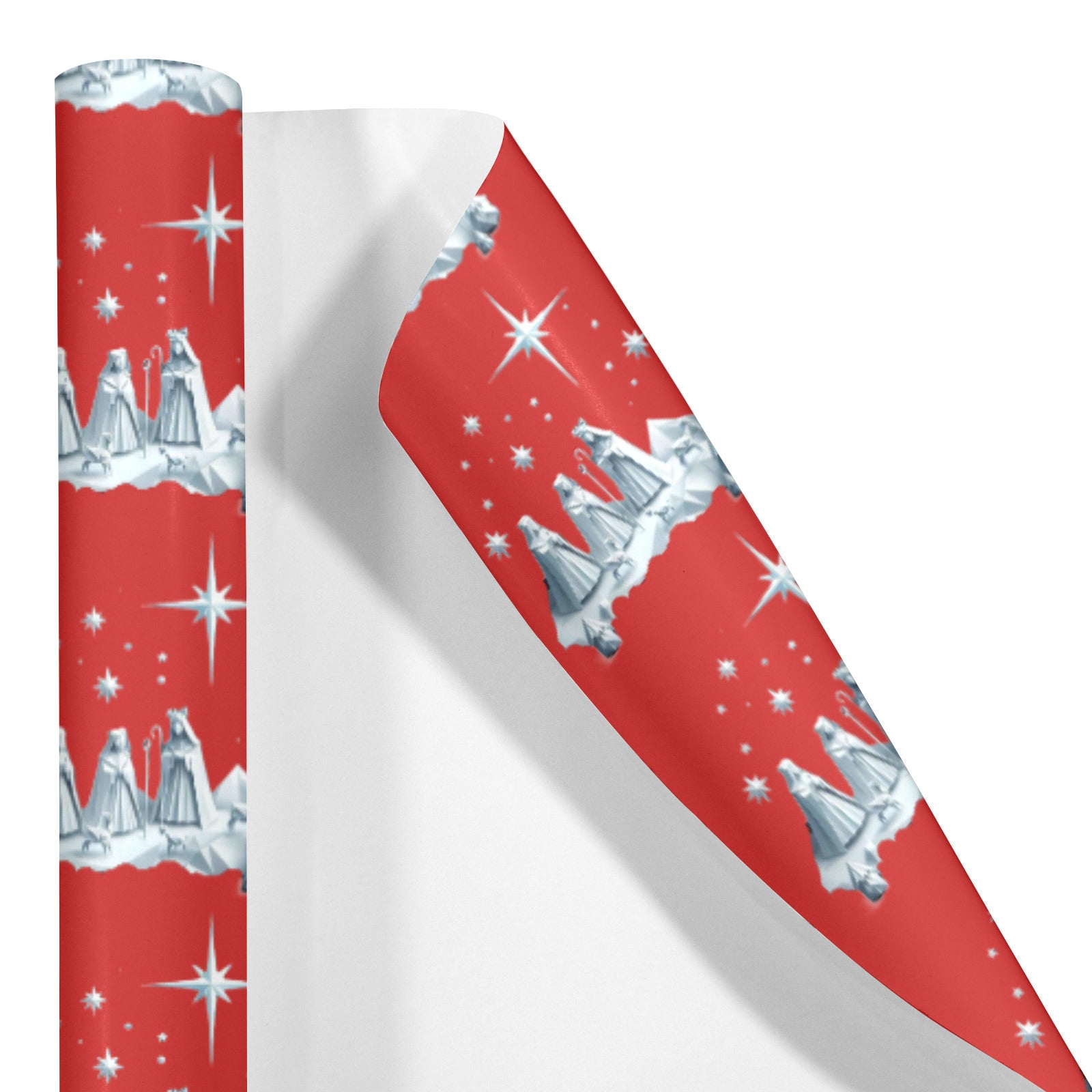 Christmastime Three Wise Men Gift Wrapping Paper (Made in USA)