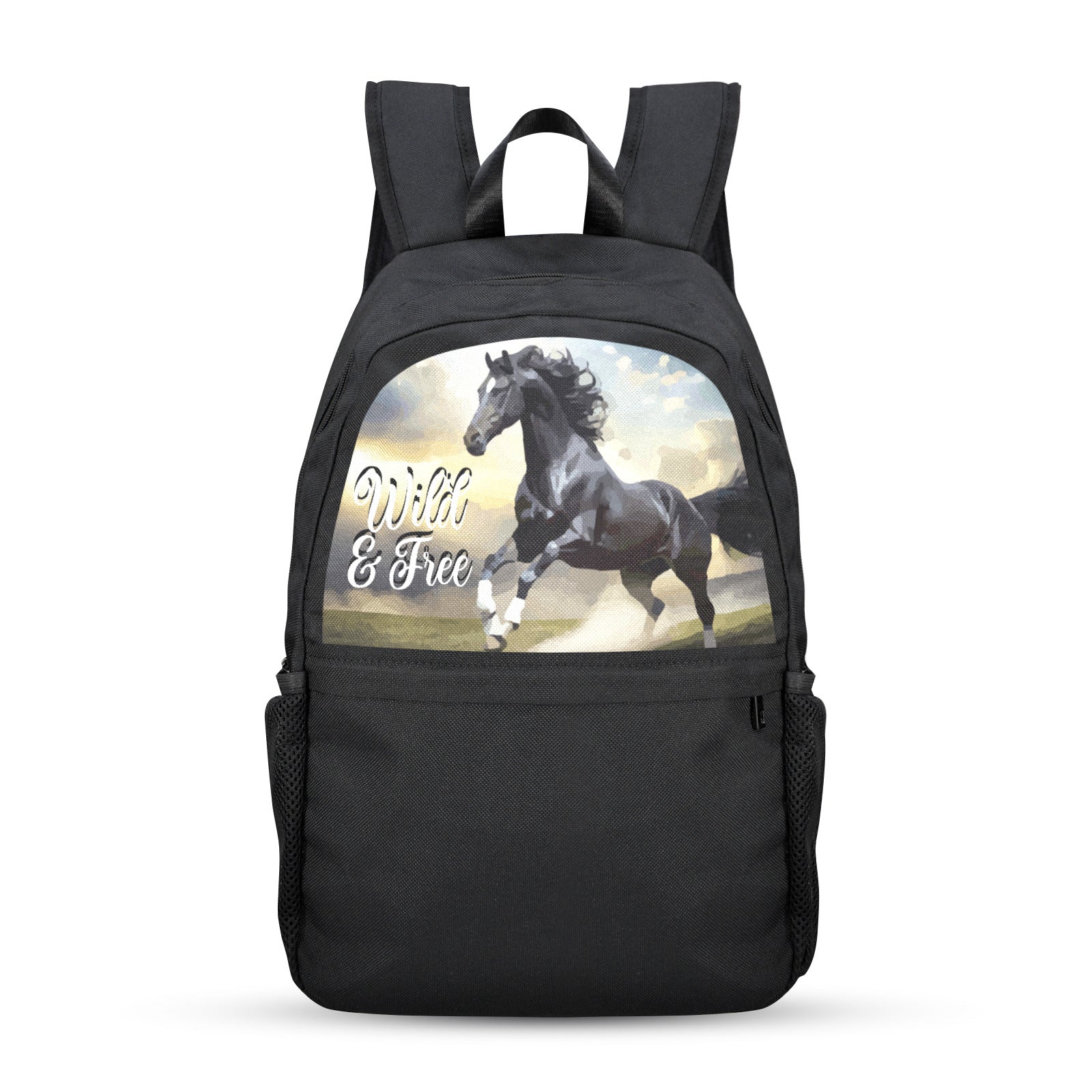 Wild & Free Casual Backpack (Upper Part Printing) (Model 1753)