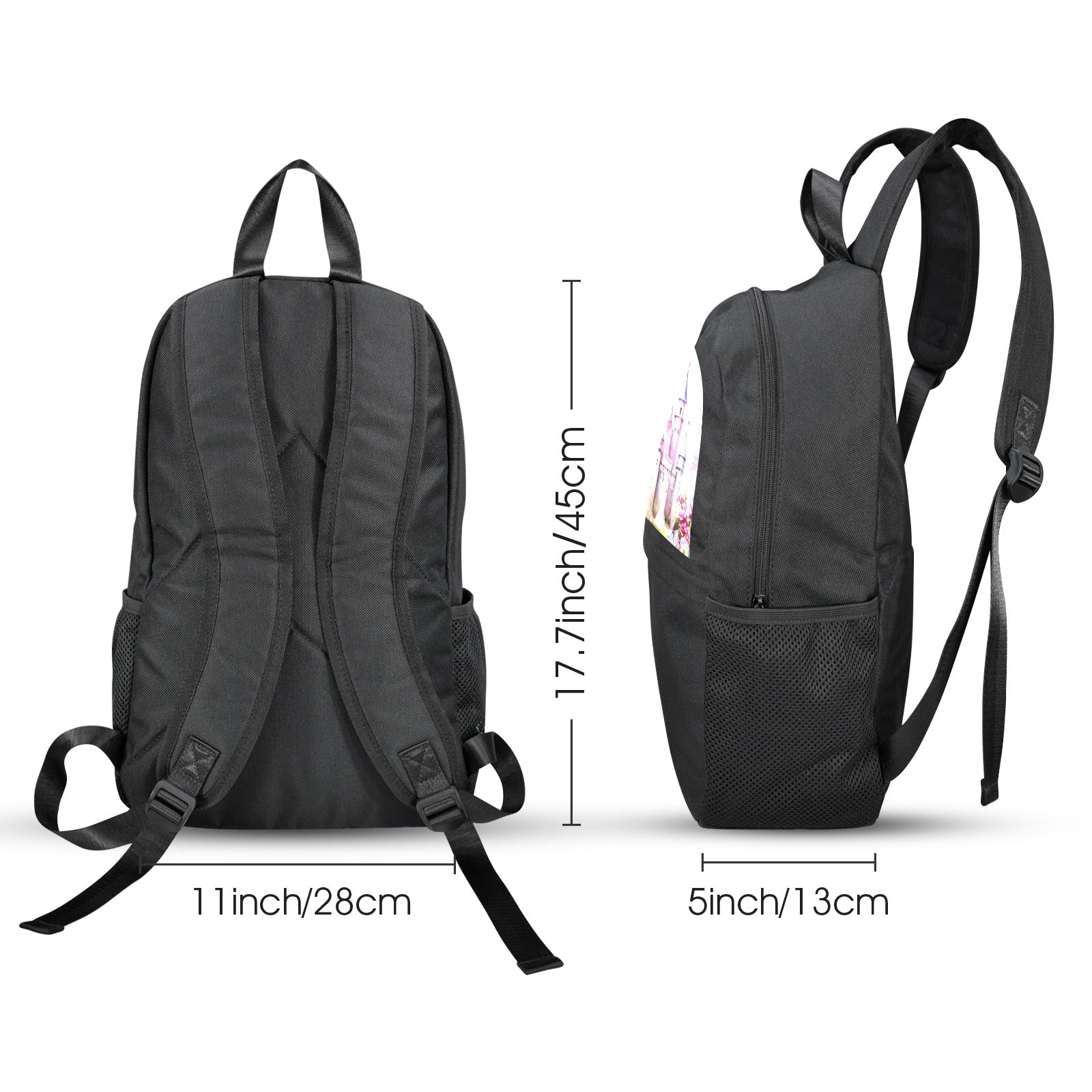 Fantasy Life Casual Backpack (Upper Part Printing) (Model 1753)