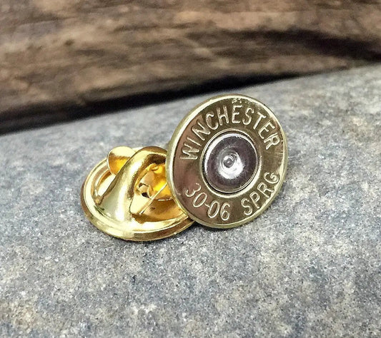 30-06 Bullet Tie Tac Hat Pin, Bullet Tie Tack
