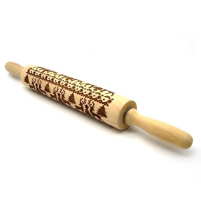 Christmas Embossing Holiday Rolling Pins