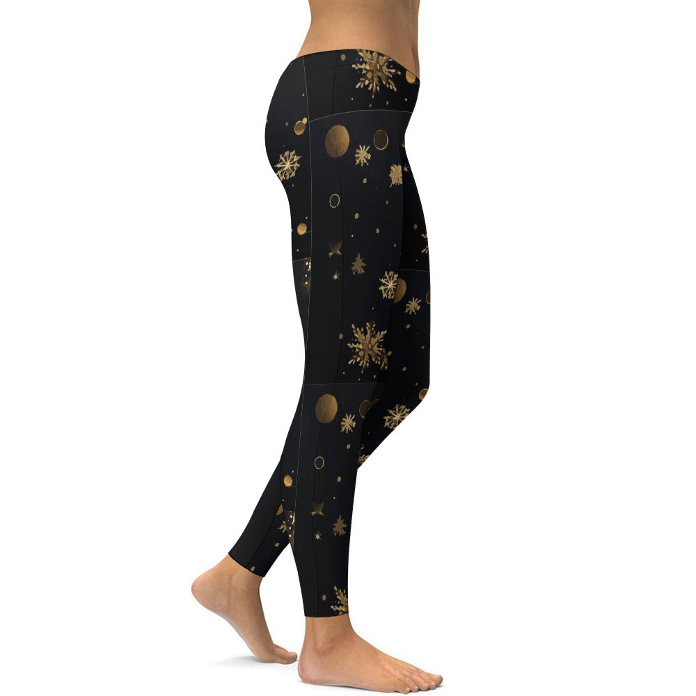 Women's Printed Designs Fitted Yoga Pants Leggings