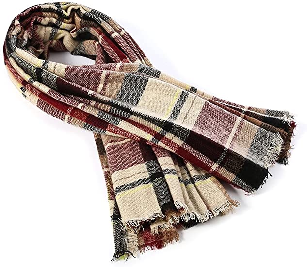 Women's Tartan Plaid Scarf