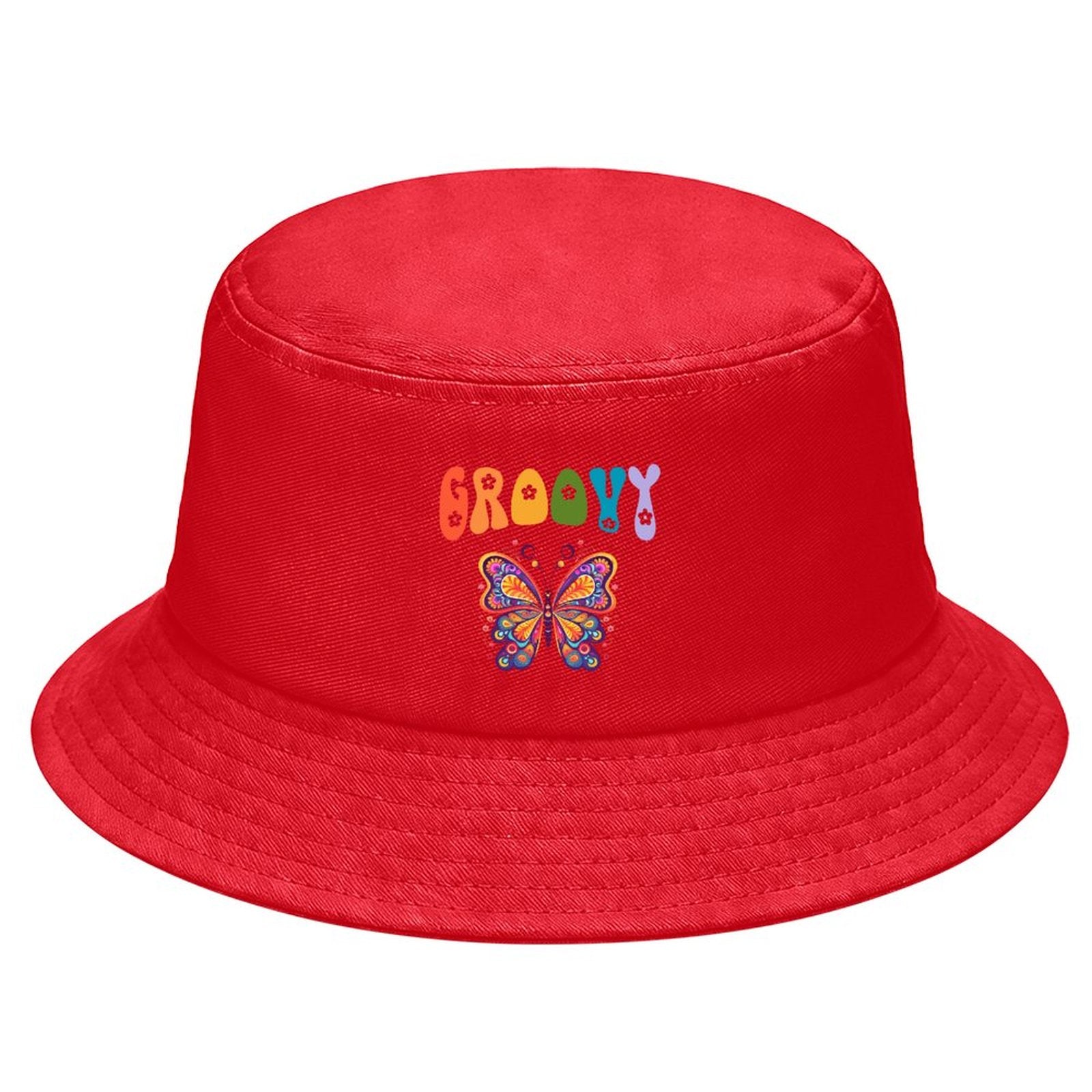 Groovy Butterfly Children’s Bucket Hat (Front Printing)