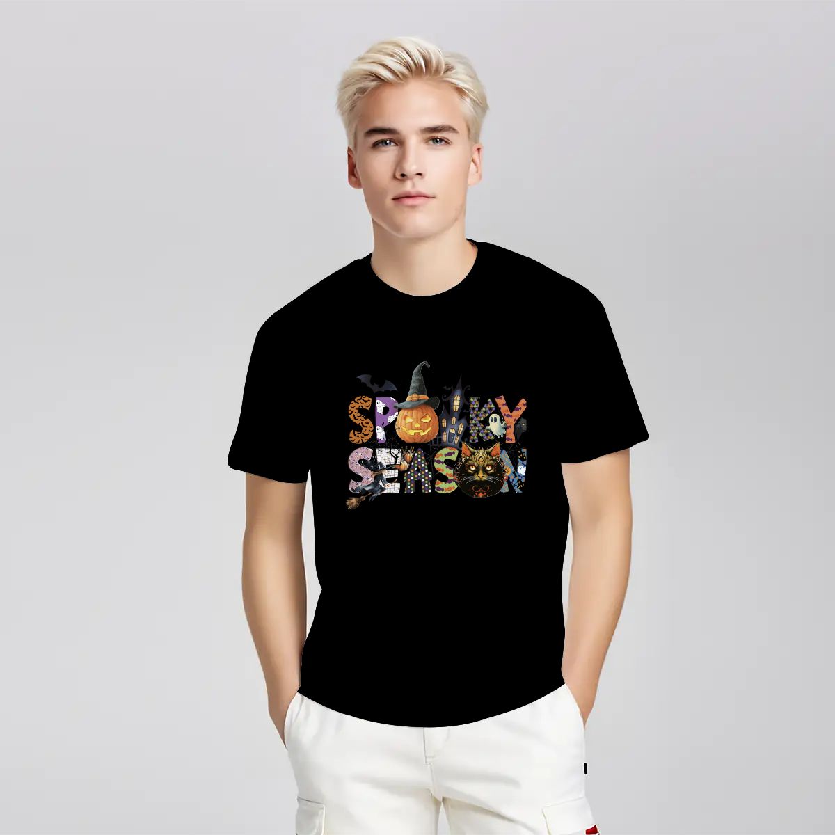 Halloween Spooky Season Gildan 5000 Unisex Cotton T-shirt