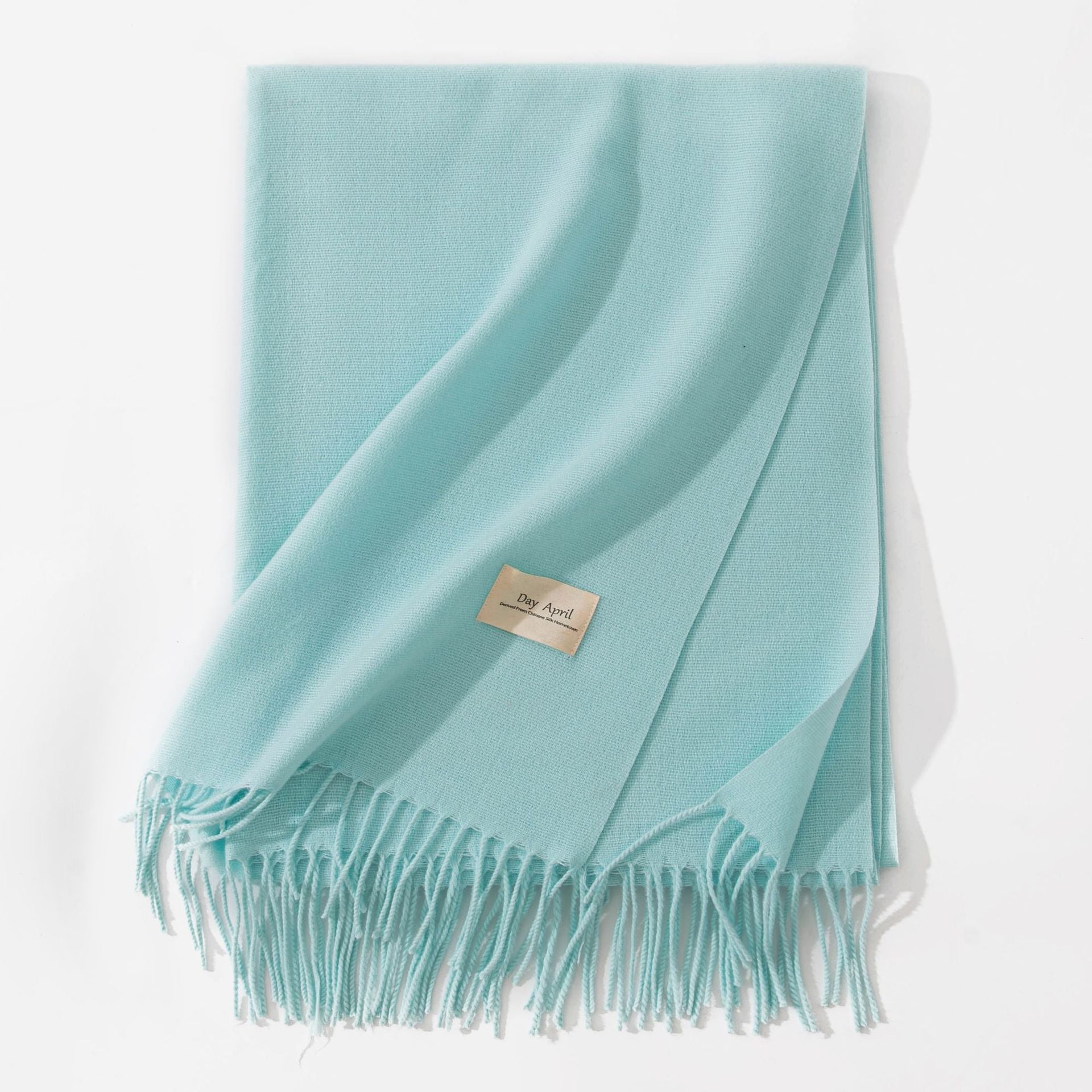 Women's Pure Color Faux Cashmere Winter Scarf