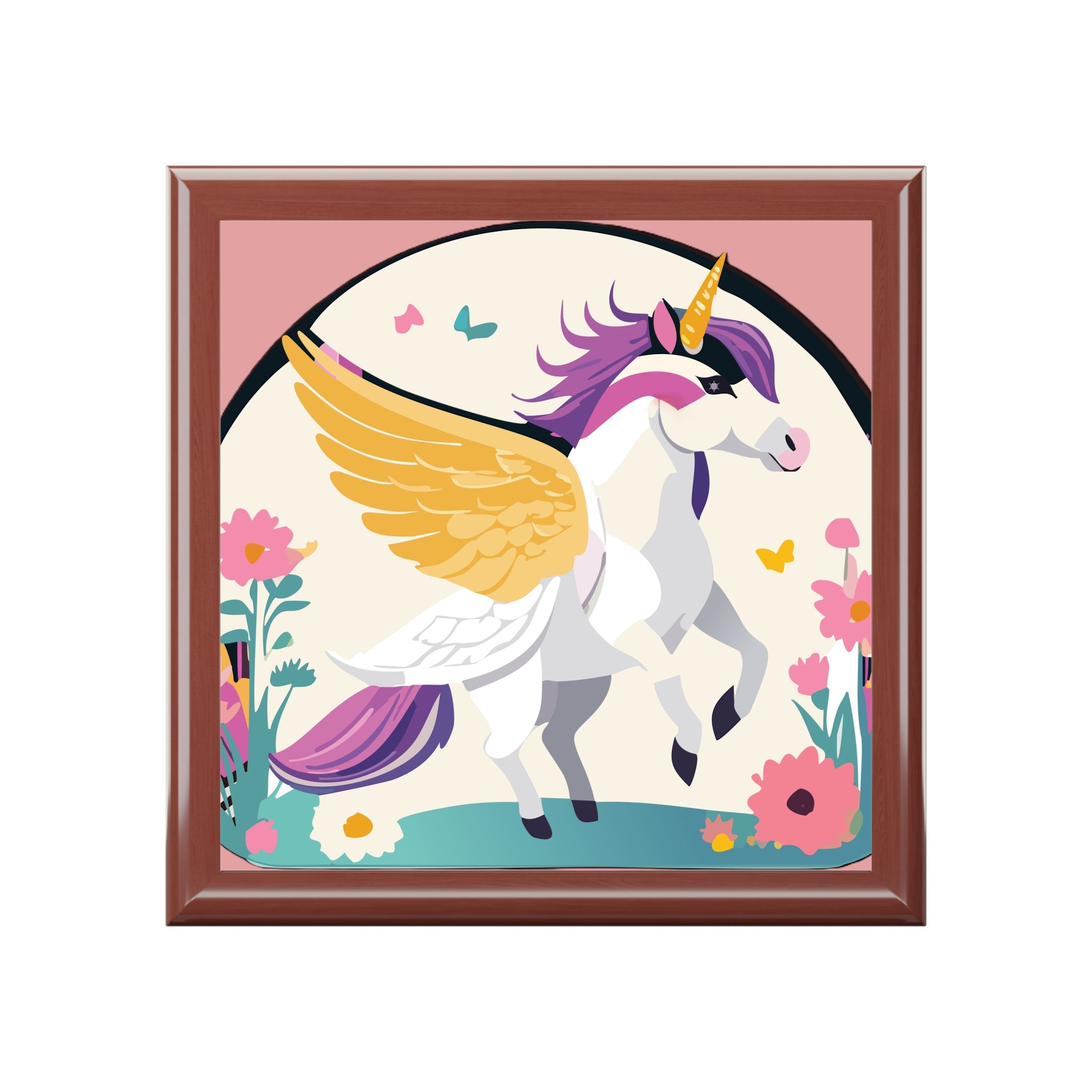 Winged Unicorn Jewelry Box