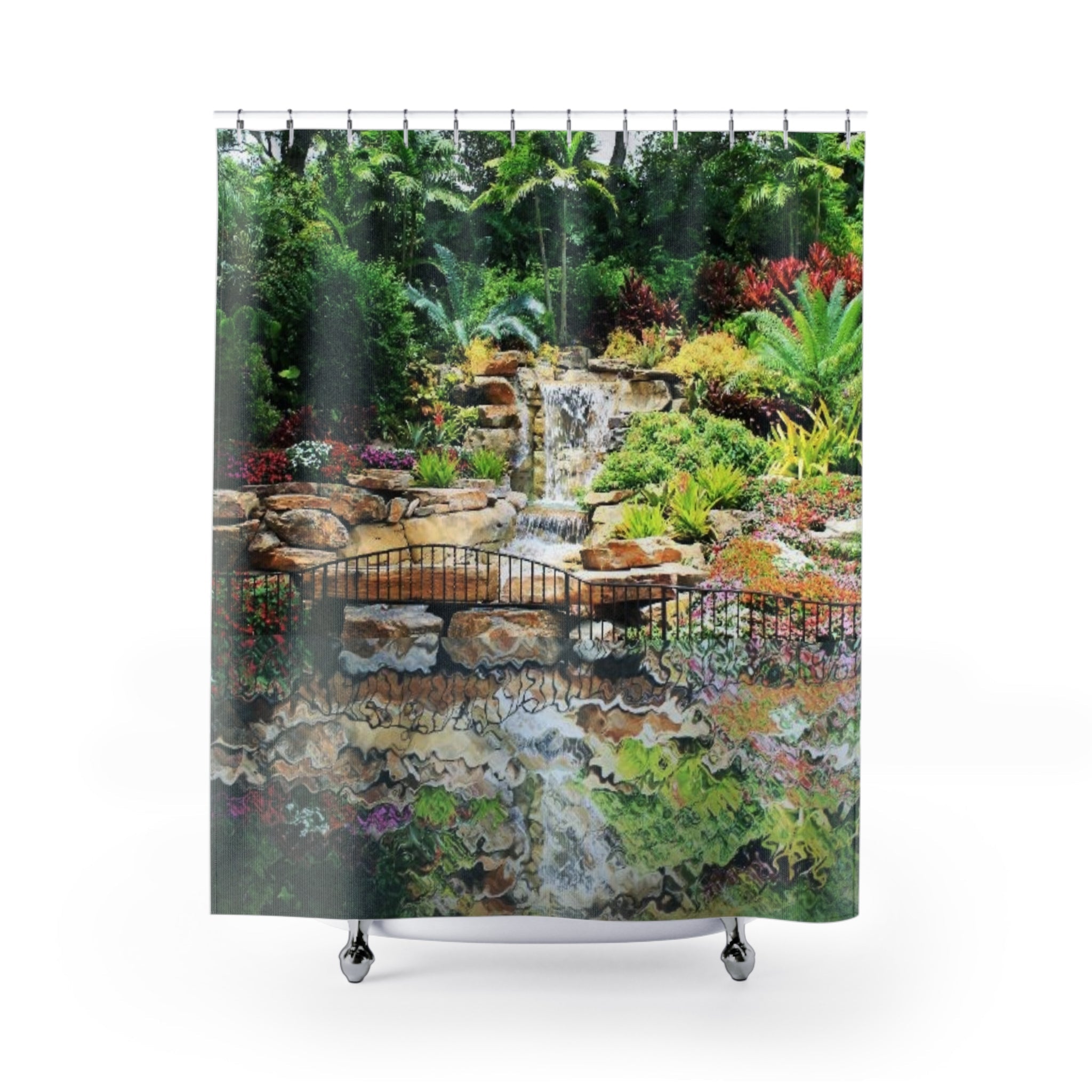 Tropical Waterfall Bathroom Decor Bundle