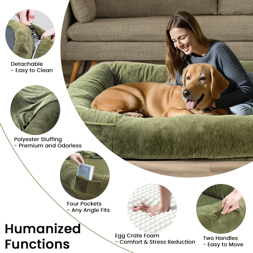 The Human Dog Bed