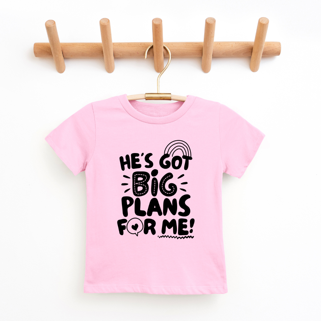 He's Got Big Plans For Me Youth & Toddler Graphic T-shirt