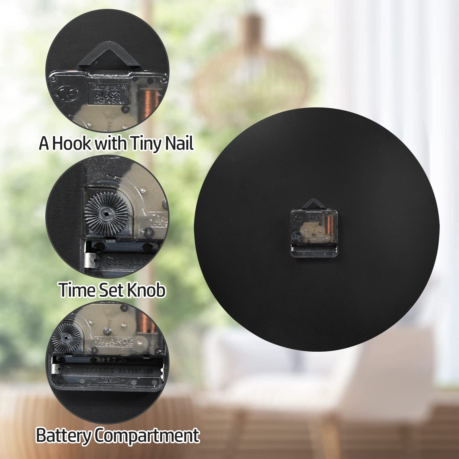 Turbo Turtle Gray Wooden Wall Clock (Made in USA)