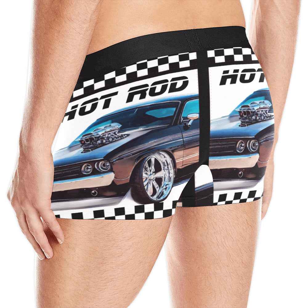Hot Rod Muscle Car Men's All Over Print Boxer Briefs (Model L10)