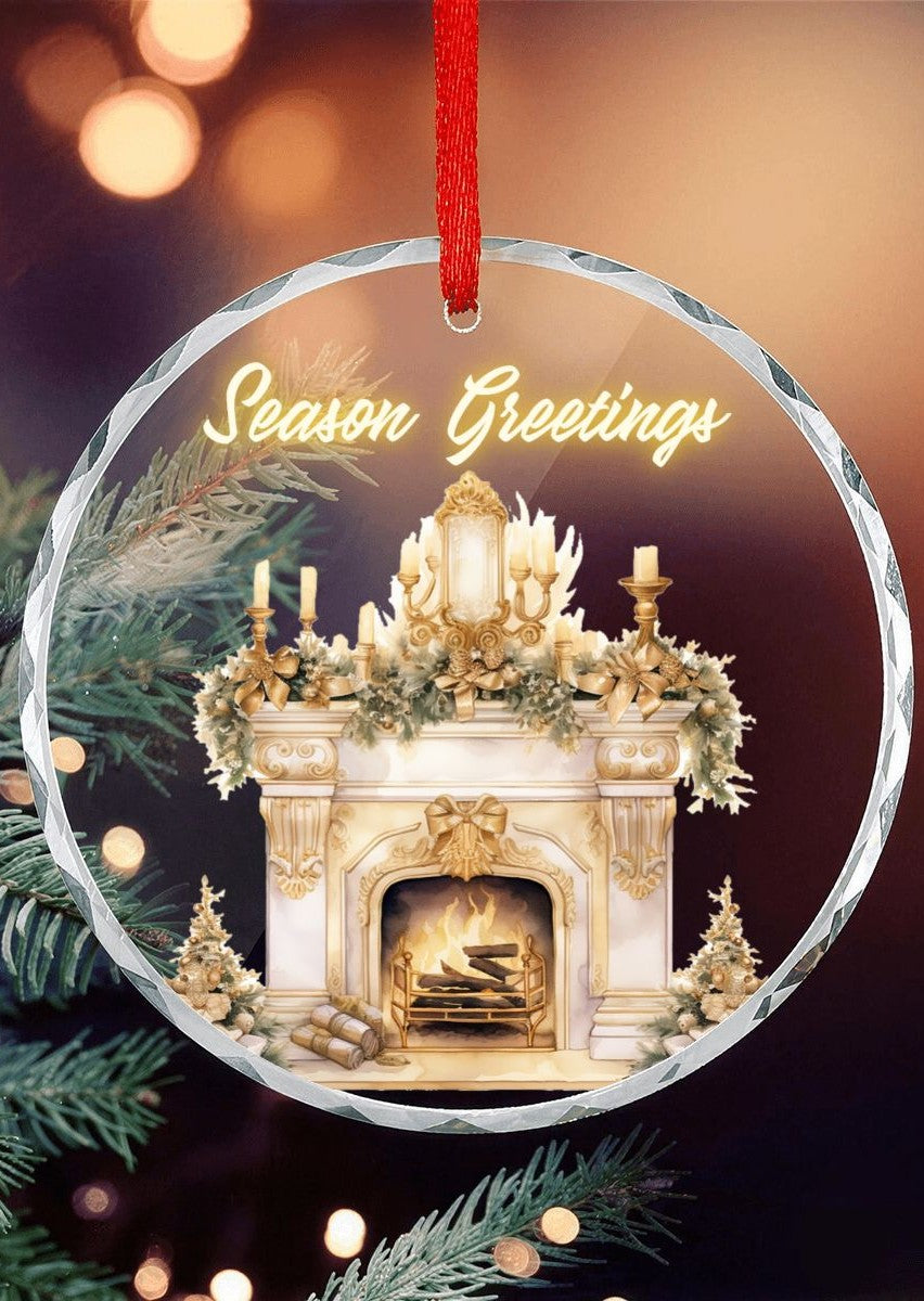 Gilded Gold Holiday Ornament Collection (Set of 4)