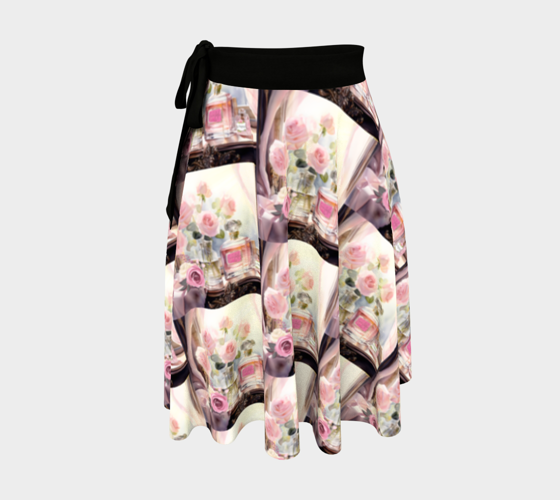 Eau de Parfume Pink Design Wrap Skirt