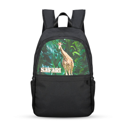Giraffe on Safari Casual Backpack (Upper Part Printing) (Model 1753)