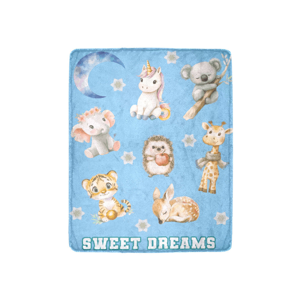 Sweet Dreams Baby Animals Ultra-Soft Micro Fleece Blanket 30