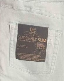 Women's DC2 Suddenly Slimming Bootcut Light Blue Pants - new with tags