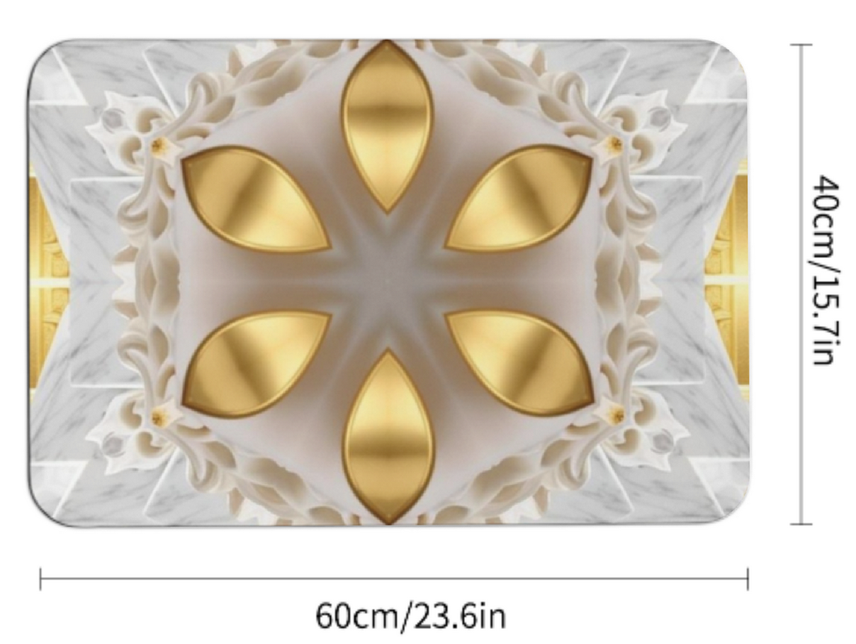 Golden Design Diatomaceous Earth Bath Mat | Ships from USA