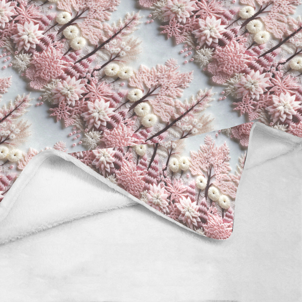 Pink Forest Ultra-Soft Micro Fleece Blanket (Made In USA)