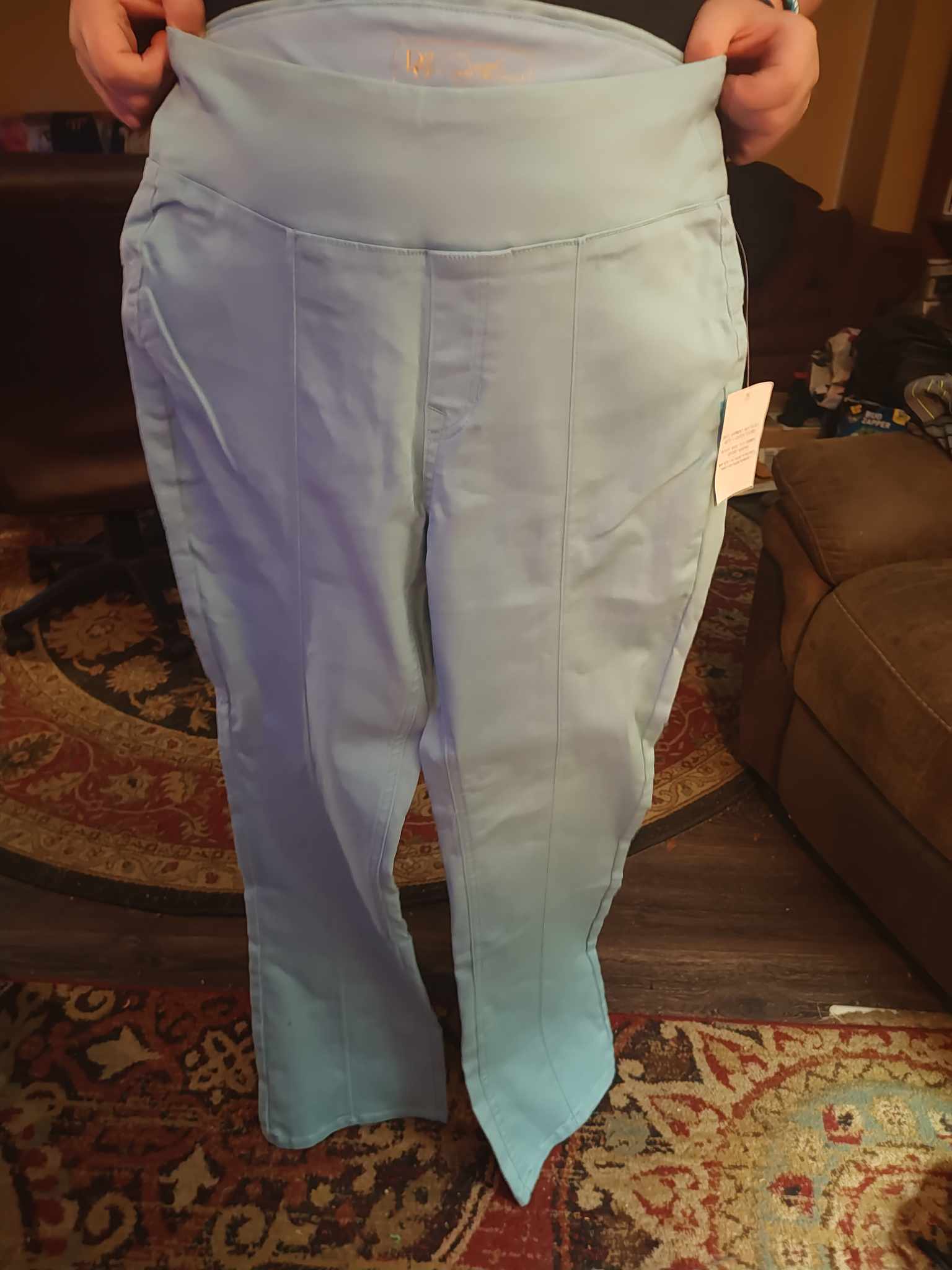 Women's DC2 Suddenly Slimming Bootcut Light Blue Pants - new with tags
