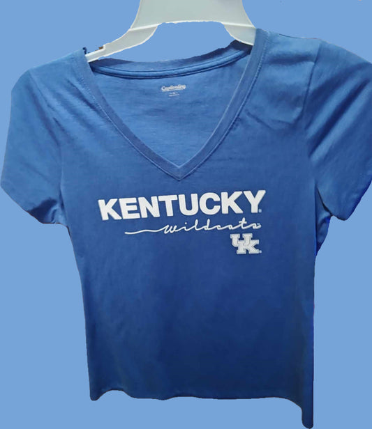 Camiseta ajustada de los Wildcats de la Universidad de Kentucky para mujer: nueva con etiquetas (recogida gratuita en Manchester, KY)