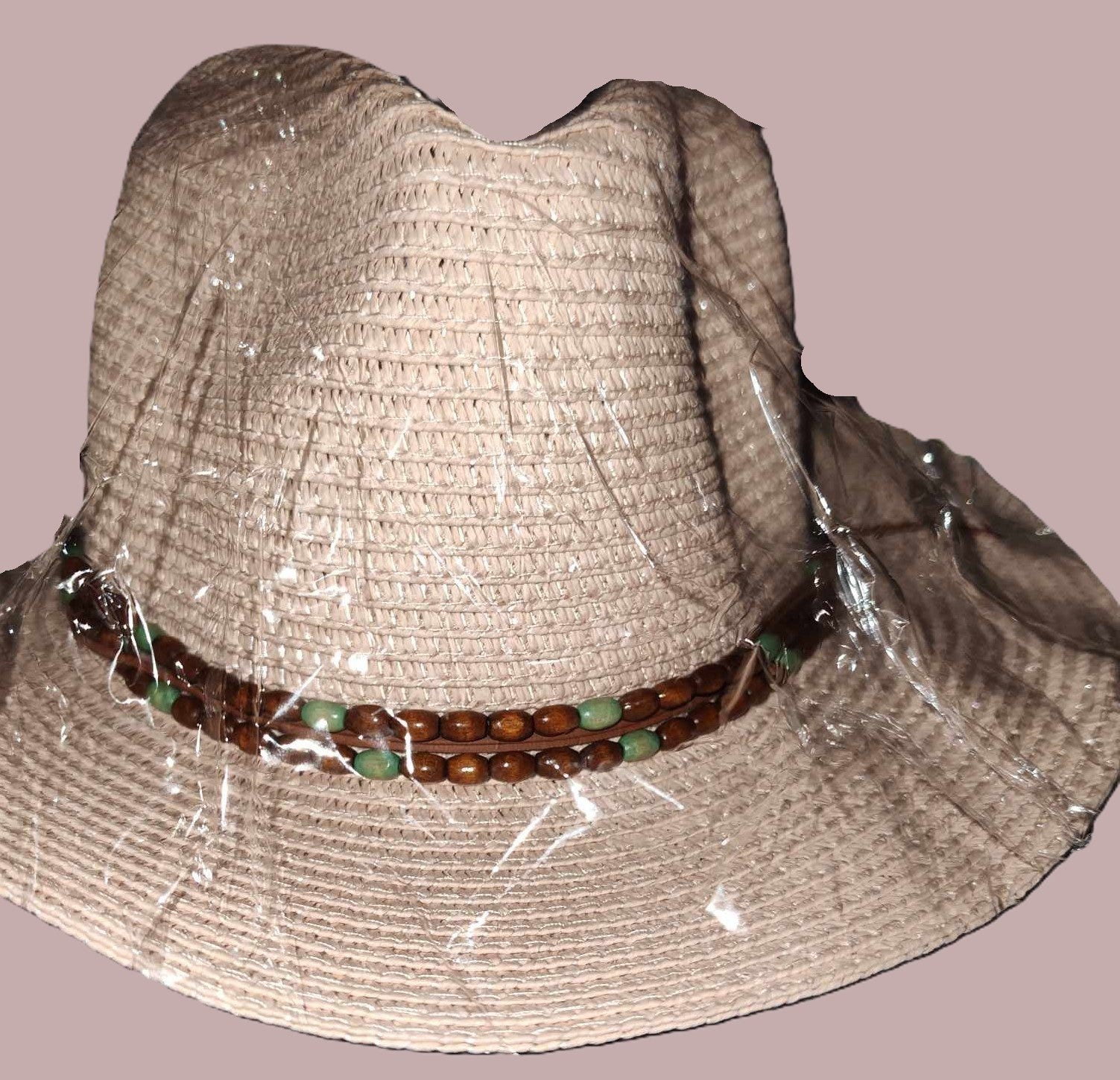 Women's Khaki Beach Fedora Hat