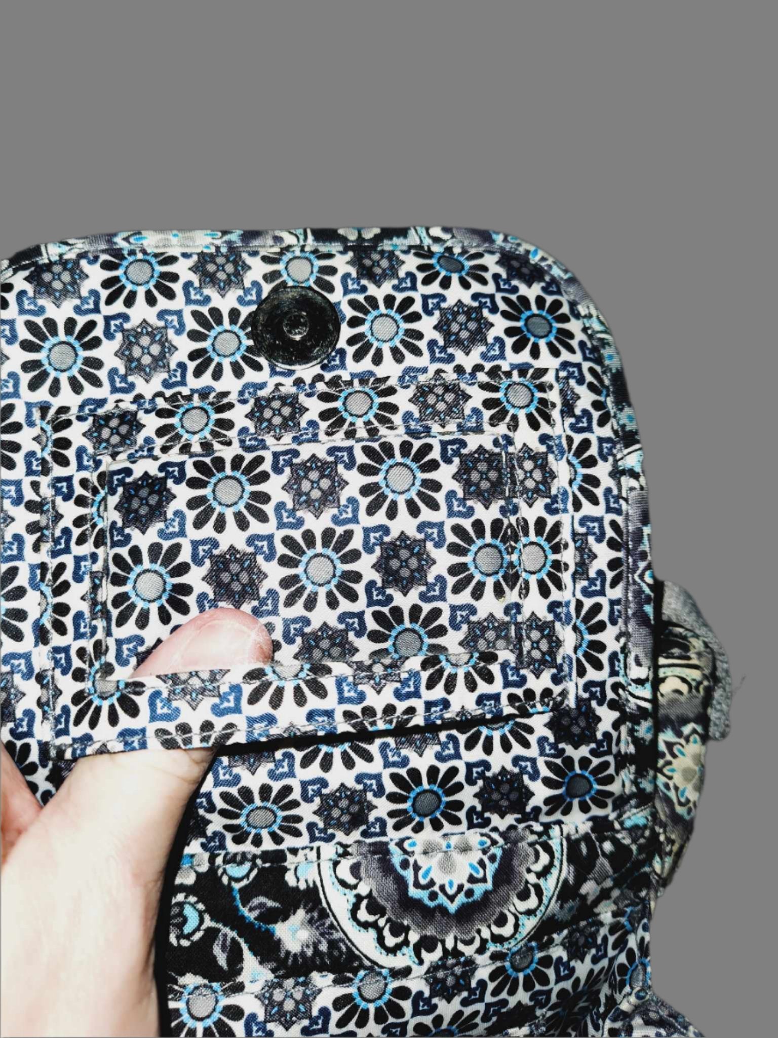 Women's Vera Bradley Blue Grey Crossbody Bag