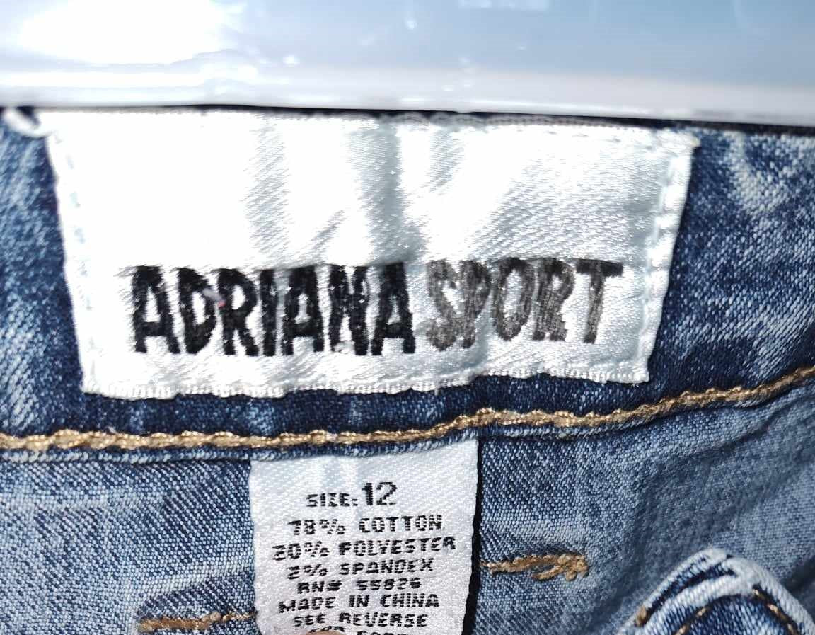 Women's Adriana Sport Blue Jean Denim Skirt - preowned