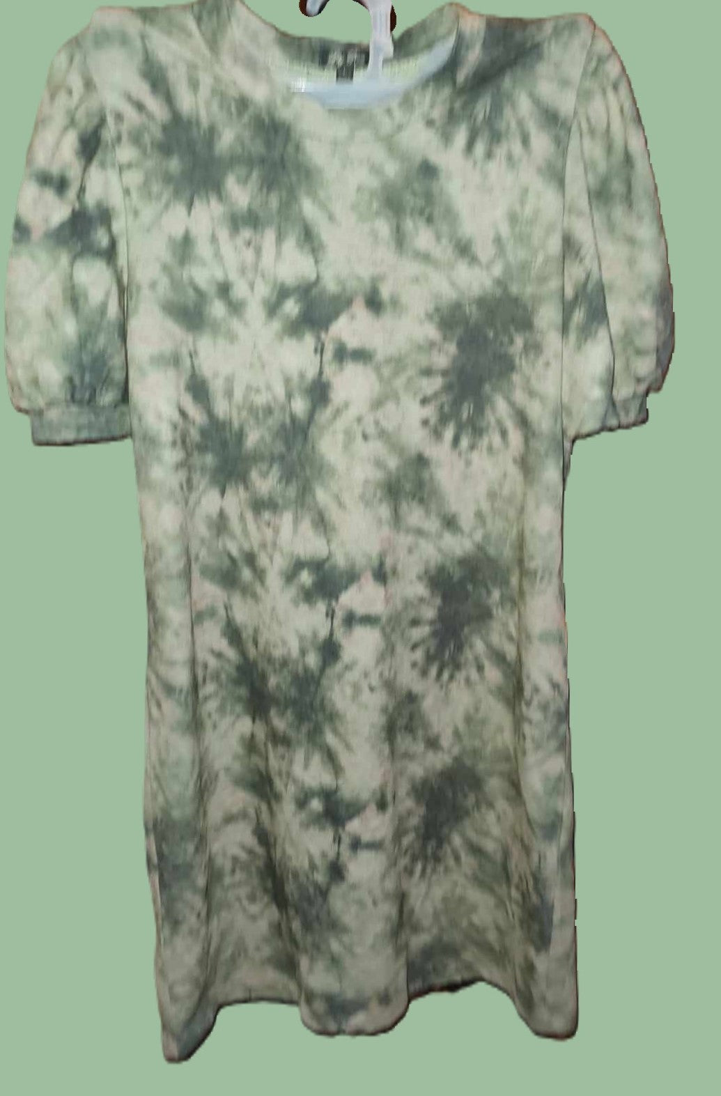 Lily Rose Green Camo T-shirt Dress - preowned